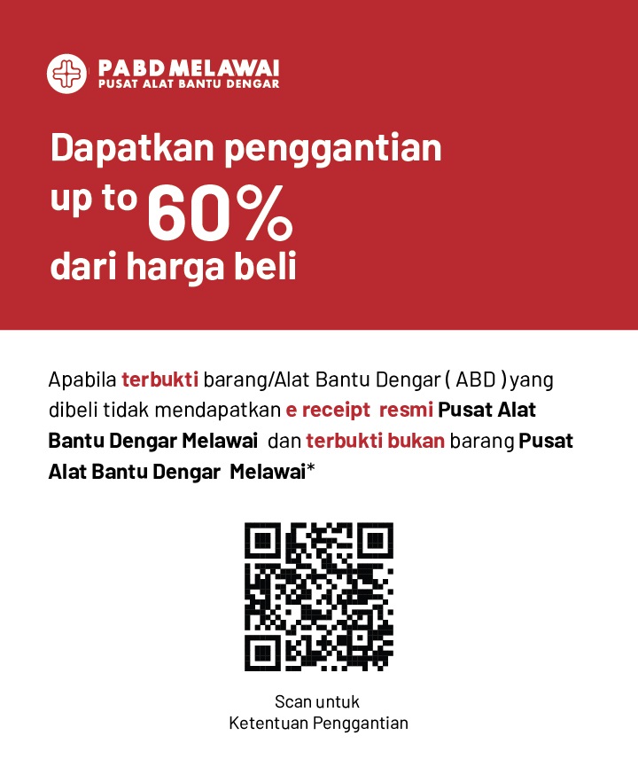 Penggantian up to 60% dari harga beli !